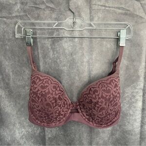 Victoria’s Secret Purple Lined Demi Lace Bra
